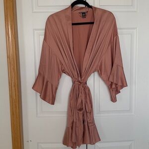 Victoria's Secret Satin Robe - Soft Pink